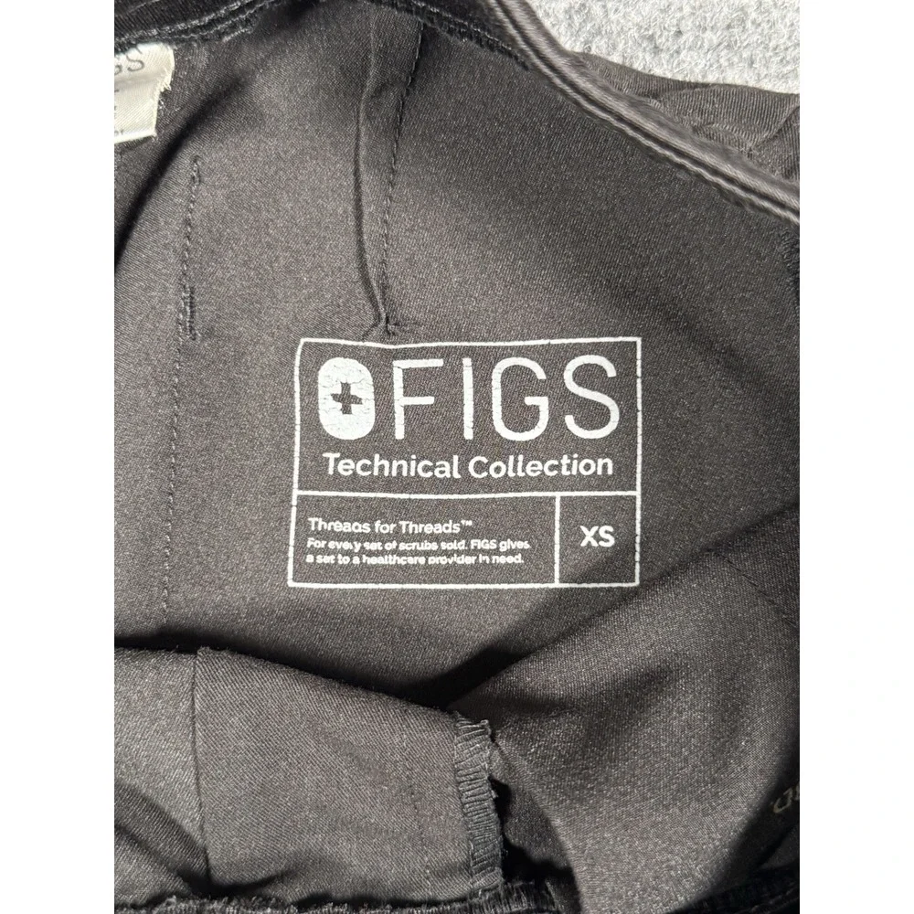Figs Leon Joggers‎ Mens XS Black Scrub Pants Technical Collection Medical